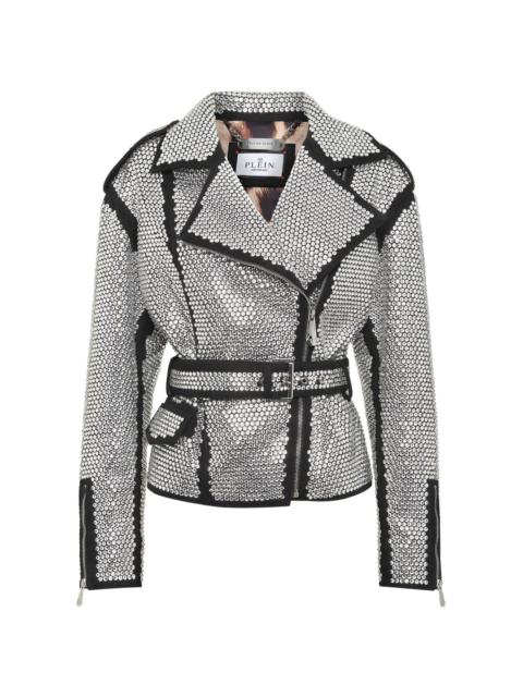 PHILIPP PLEIN crystal-embellished jacket