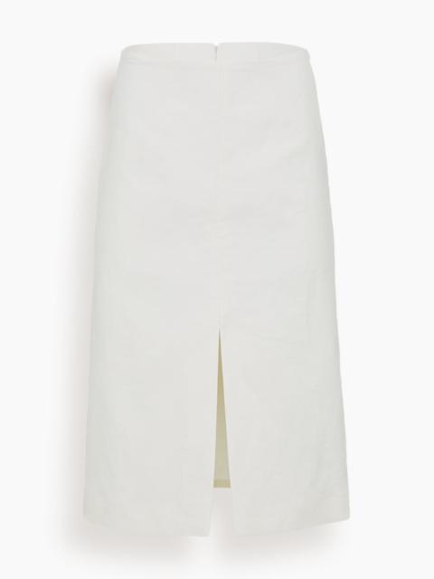 Dries Van Noten Shell Skirt in White