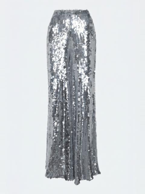 LAPOINTE Mesh Sequin Wide Leg Pant