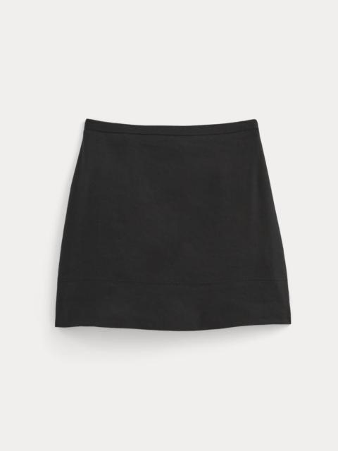EVERLANE THE MINI SKIRT IN STRETCH LINEN