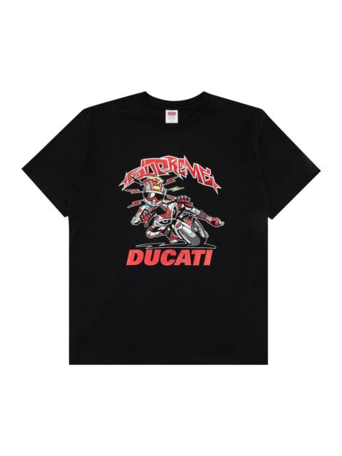 Supreme x Ducati Bike Tee 'Black'