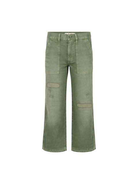 AMO Easy Army Slouch Crop