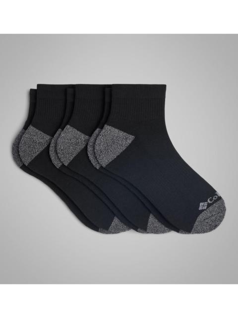 Columbia Men's Athletic Quarter Socks - 3 Pack