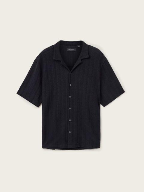 ALLSAINTS TRACE OVERSIZED TEXTURED SHIRT