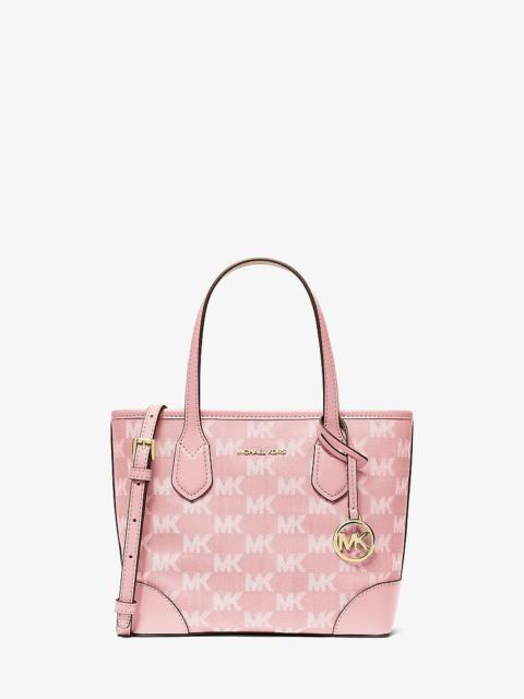 MICHAEL KORS Eva Extra-Small Logo Jacquard Convertible Tote Bag