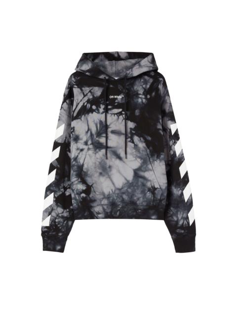 Off-White Off-White Diag Arrow Tie Dye Skate Hoodie 'Warm Grey'
