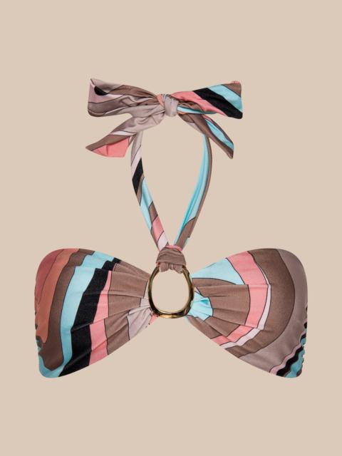 L'AGENCE Krysta Halter Bikini Top