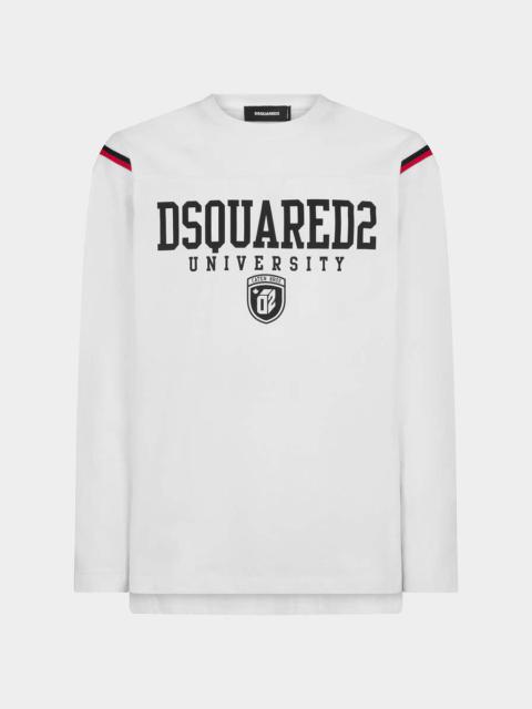 DSQUARED2 VARSITY FIT LONG SLEEVES T-SHIRT