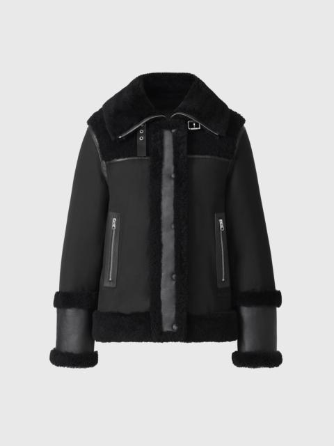MACKAGE NIKOLINA mixed media jacket