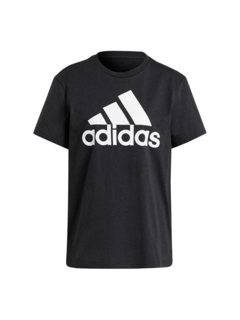 (WMNS) adidas originals Essentials Short Sleeve T-shirt 'Black' GL0781