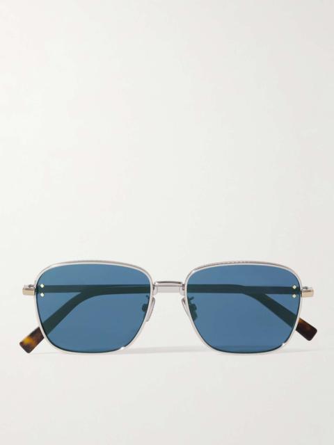 Dior CD Diamond S4U Aviator-Style Silver-Tone Sunglasses