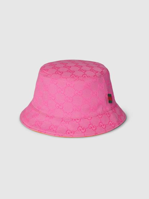 GUCCI GG canvas reversible bucket hat