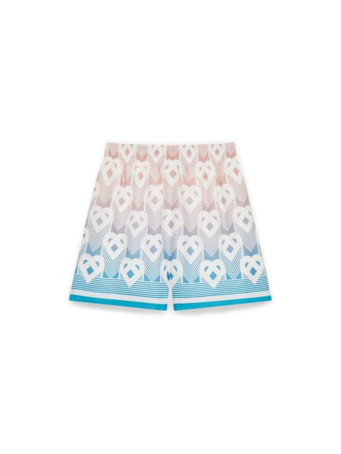 CASABLANCA Galaxy Court Silk Shorts