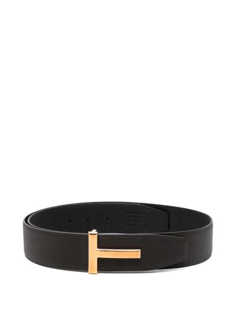 TOM FORD ICONIC T BELT IN NAPPA LEATHER