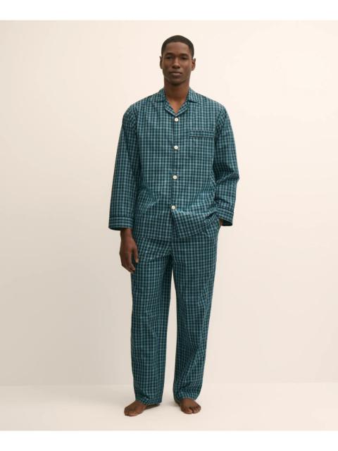 Brooks Brothers Cotton Broadcloth Tartan Pajamas
