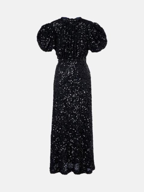 ROTATE Sequined cocktail dress