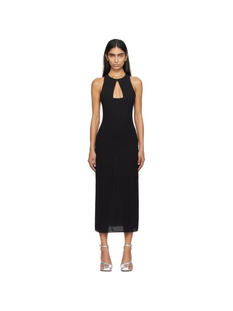16ARLINGTON Black Spyri Midi Dress