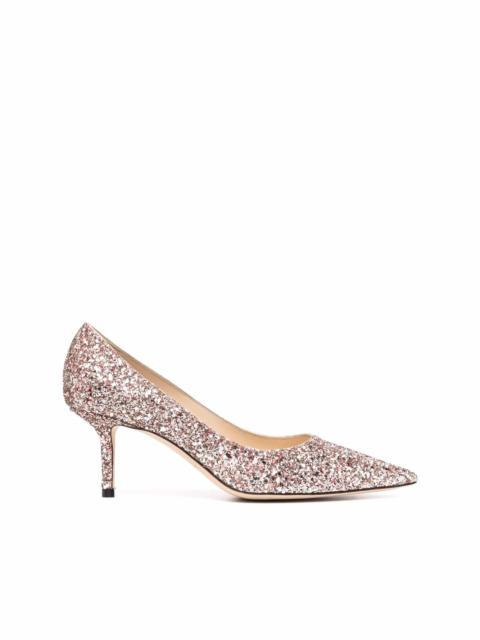 Love 85mm glitter pumps