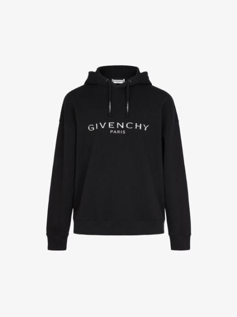 Givenchy GIVENCHY PARIS EMBOSSED HOODIE