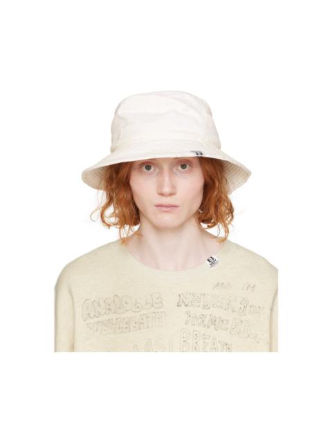Maison MIHARAYASUHIRO White CA4LA Edition Bucket Hat