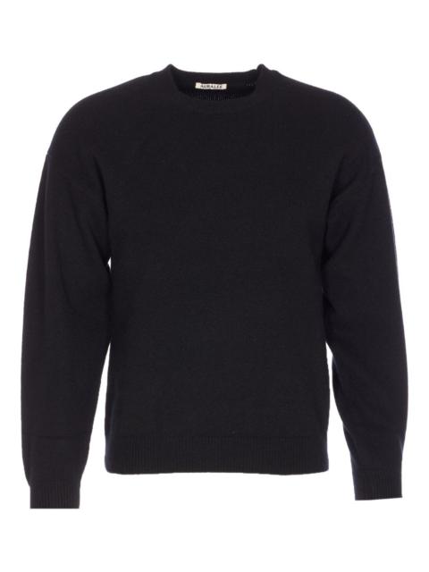 AURALEE crew-neck long-sleeves sweater