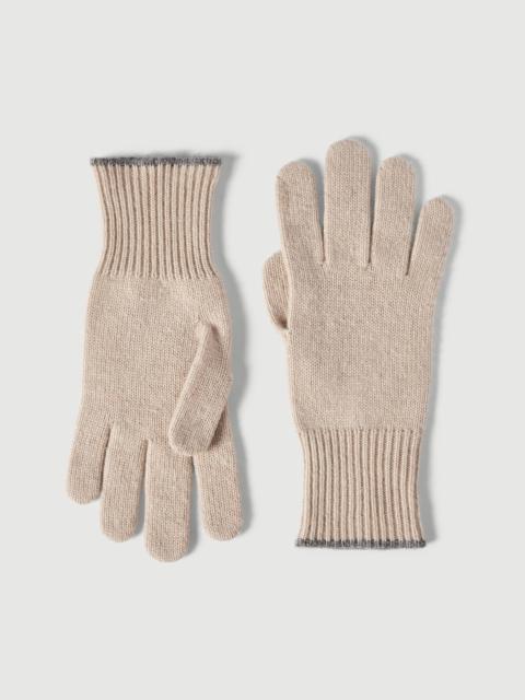 Brunello Cucinelli Cashmere knit gloves