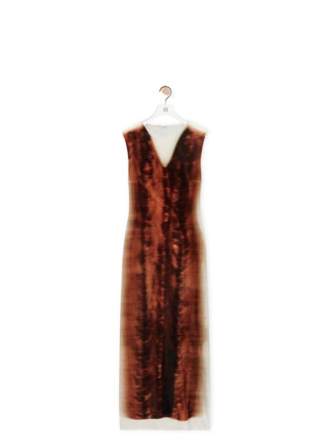 Loewe Tube dress in velvet