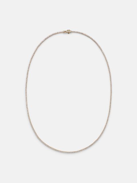 STONE AND STRAND 14kt gold (585/1000) tennis necklace with diamonds