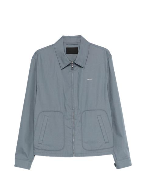 Prada triangle-logo jacket
