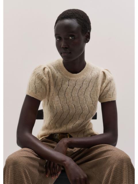 ME+EM Scallop Slim Knit Tee
