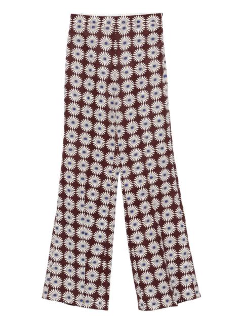 Sandro floral-print palazzo pants