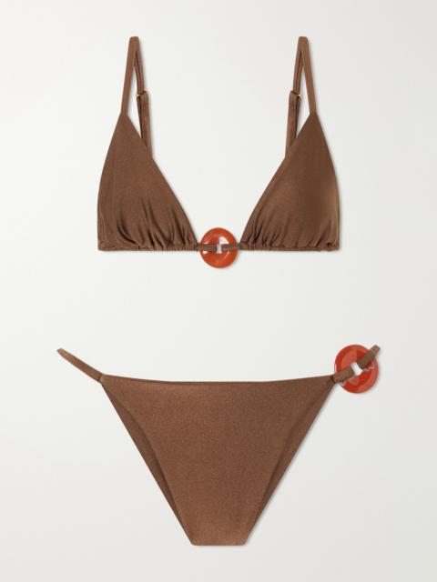 SARA CRISTINA Embelished Bikini