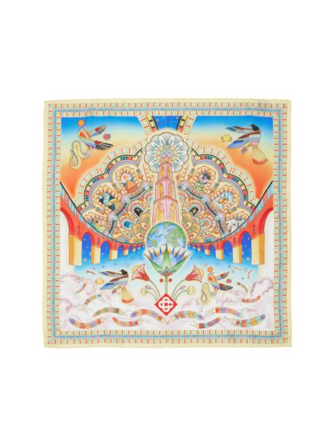 CASABLANCA Multicolor Medium Silk Scarf