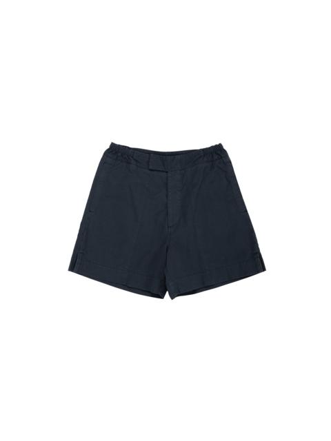 MARGARET HOWELL MHL Gym Shorts Washed Cotton Ripstop Ink