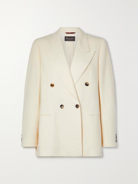 Loro Piana Aurora Linen And Wool-blend Twill Blazer