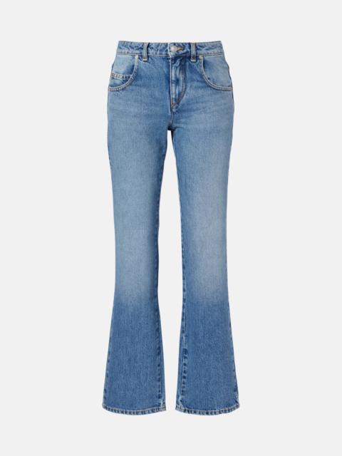 Isabel Marant Dromie mid-rise straight jeans