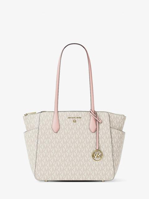 MICHAEL KORS Marilyn Medium Signature Logo Tote Bag