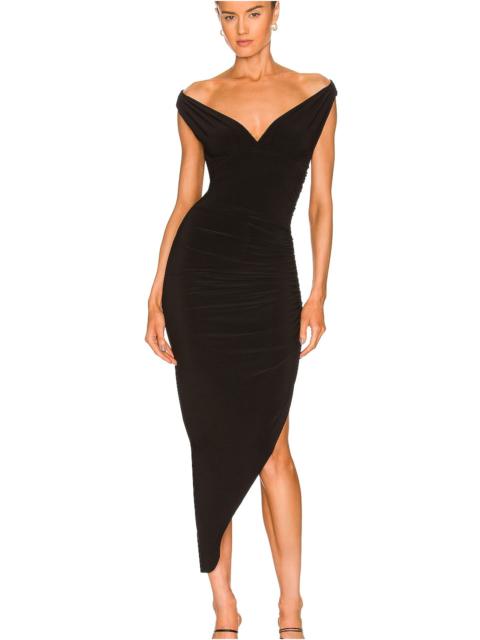 NORMA KAMALI Tara Side Drape Gown