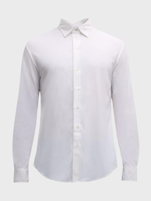 Men's Slim Fit Nylon-Stretch Sport Shirt