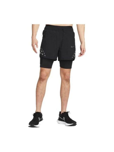 Nike Nike Run Division Pinnacle Solid Color Logo Sports Shorts Black DM4764-010