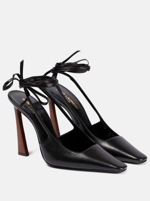 Blade 105 leather pumps