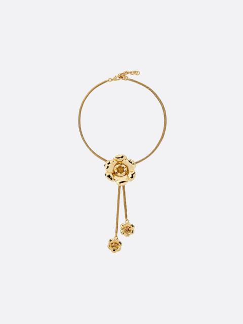 Alessandra Rich NECKLACE WITH FLORAL EMBELLISHMENTS