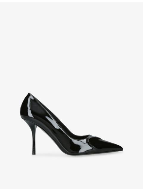 Alaïa Le Cœur 90 Patent Leather Pumps