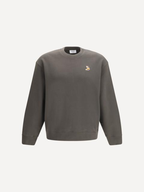 Maison Kitsuné Crewneck Sweatshirt in cotton with Dreaming Fox application