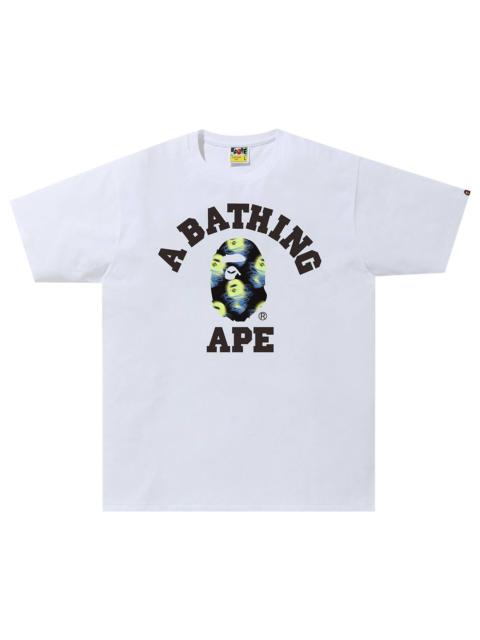 BAPE Storm College Tee 'White/Black'