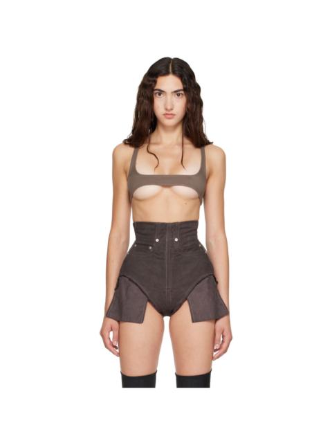 Rick Owens DRKSHDW Taupe Tower Horny T Top