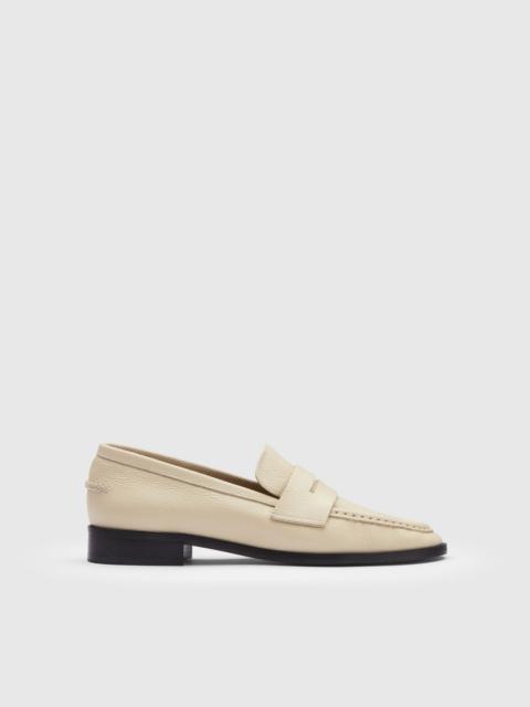 ATP ATELIER Airola Mandorla Grained Leather Loafers
