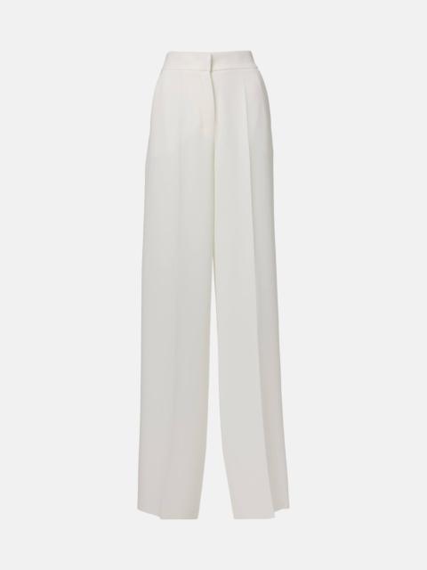Max Mara Abetone high-rise cady wide-leg pants