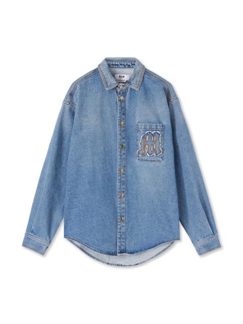 MSGM "Light Denim Wash" shirt