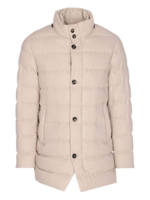 Herno padded single-breasted coat